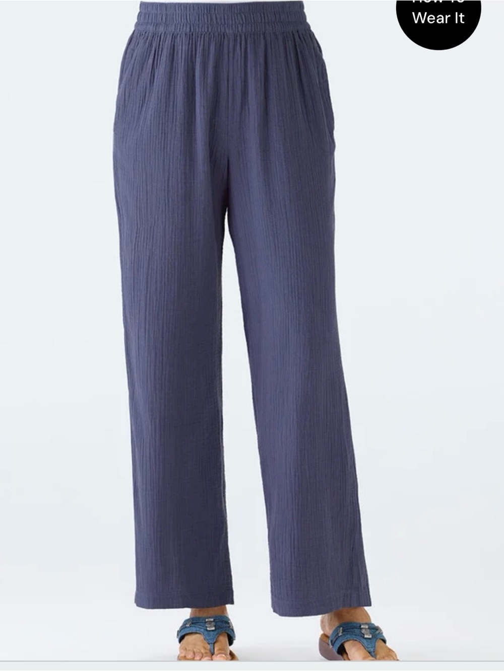 ☀️ 2/$20 Coldwater Creek light as air gauze pull-on pants